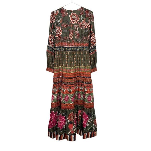 NEW Farm Rio Ainika Floral Garden Maxi Dress Size Small - Picture 6 of 13